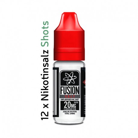 Nikotin Salz Shot HALO Fusion 20 mg – 50PG/50VG – 12er Pack